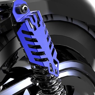 摩托车越野减震改装配件踏板车避震器保护套个性装饰前叉盖减震盖