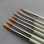 水粉油画颜料勾线笔套装 水彩 榭得堂377尼龙毛丙烯勾线笔 勾线笔