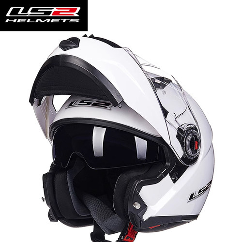 LS2双镜片揭面盔FF370摩托车头盔