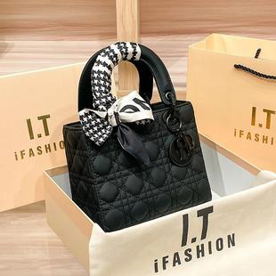 代购mk女包真皮小包包名牌奢侈品大牌手提戴妃包轻奢品牌专柜正品