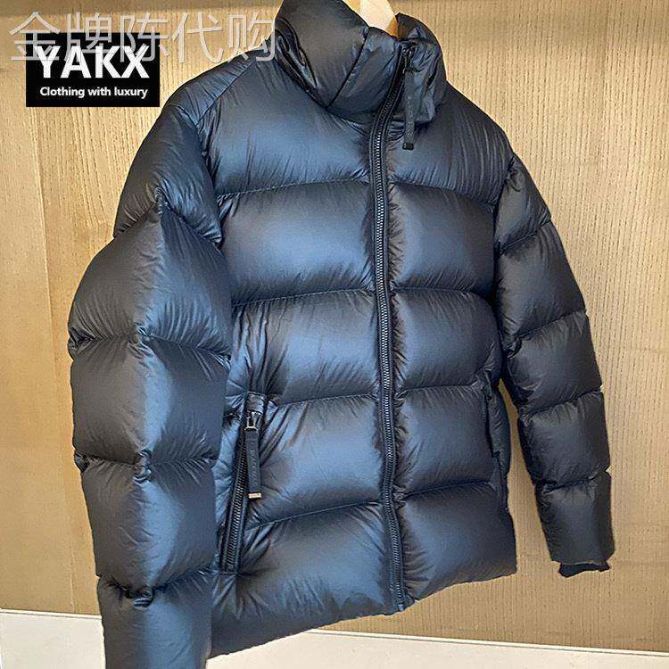 高端黑金羽绒服男士冬季2025新款加厚白鸭绒情侣款面包服外套男款
