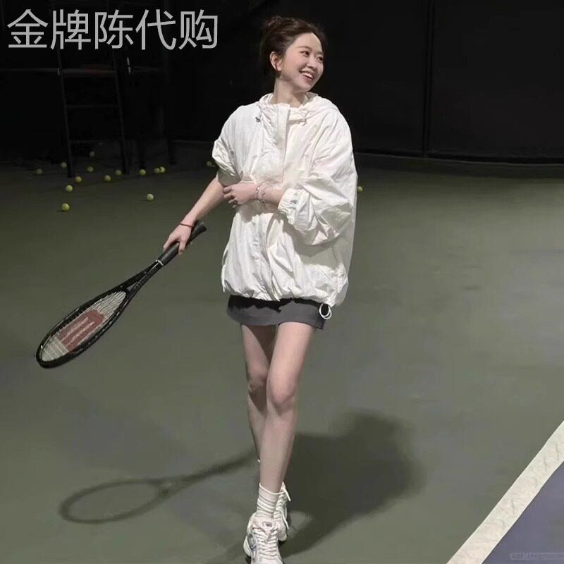防晒衣女款冲锋衣外套女2026春夏薄款宽松爬山夏天穿搭山系登山服图片