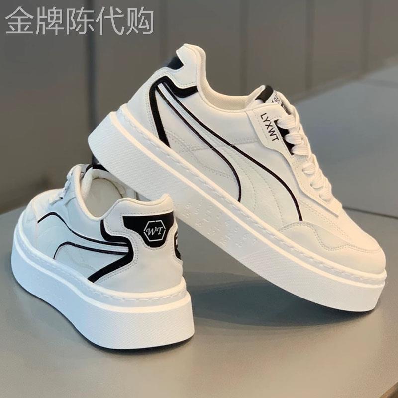 【海外奢品】快手同款休闲低帮布面透气时尚板鞋系带轻便软底舒适