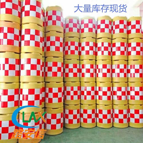 防撞桶塑料注水桶防撞沙桶反光圆桶警示圆H形隔离墩水马600*800