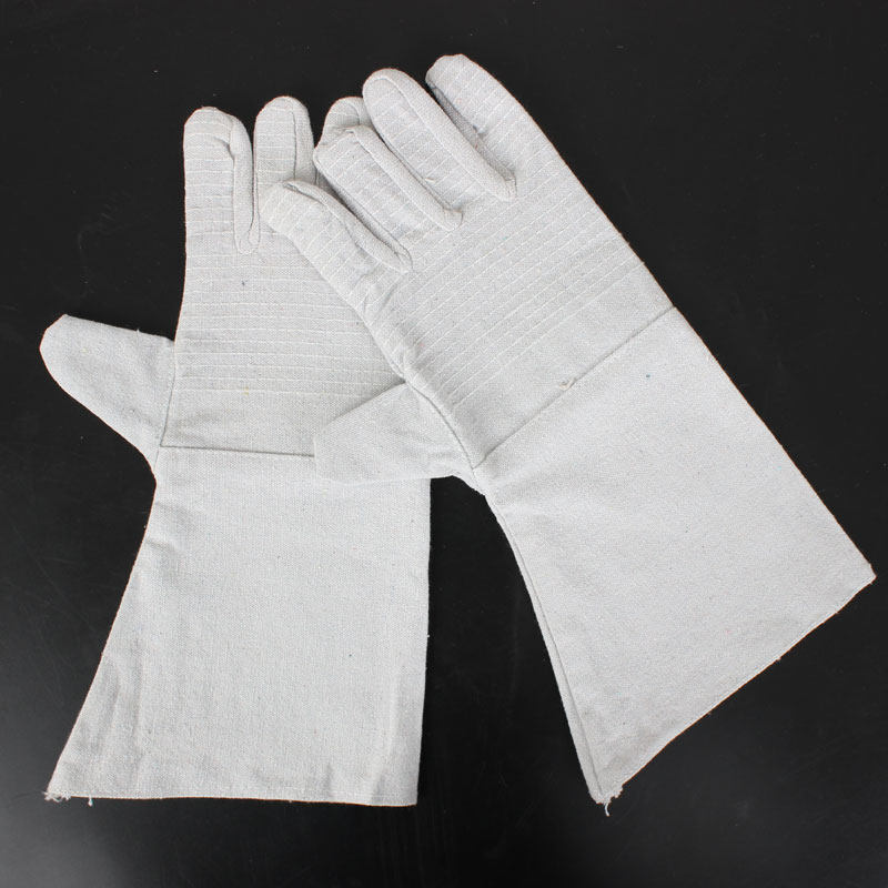 长款帆布b手套电焊手套劳保手套耐用隔热手套工作防护加大加宽手,居家日用,手部防护用品,淘宝优惠券,粉丝福利购,淘宝优惠卷