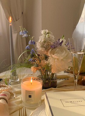 韩式小清新奶油黄桌布纯色棉麻拍照背景布insQ客厅茶几垫盖餐桌布