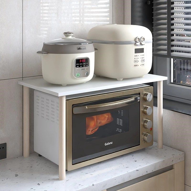 电饭煲置物架厨房台面烤箱放w置架桌面空气炸锅微波炉家用收纳架,厨房/烹饪用具,微波炉置物架,淘宝优惠券,粉丝福利购,淘宝优惠卷