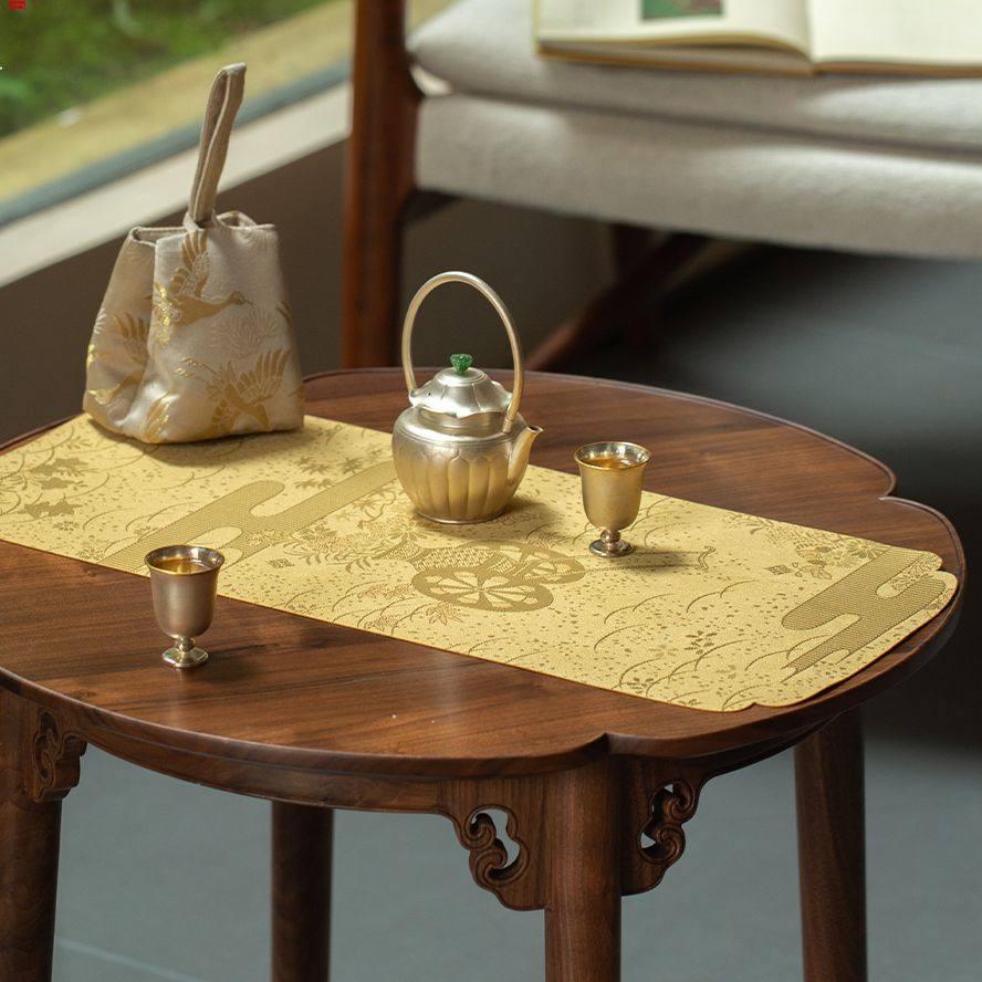 载春归织锦小尺寸茶席传统中式复古干K泡席布吸水日式桌布桌旗,居家布艺,茶席,淘宝优惠券,粉丝福利购,淘宝优惠卷