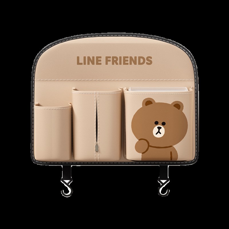 汽车座椅后背收纳袋车载后u排挂袋后座置物袋架垃圾桶纸巾盒水杯