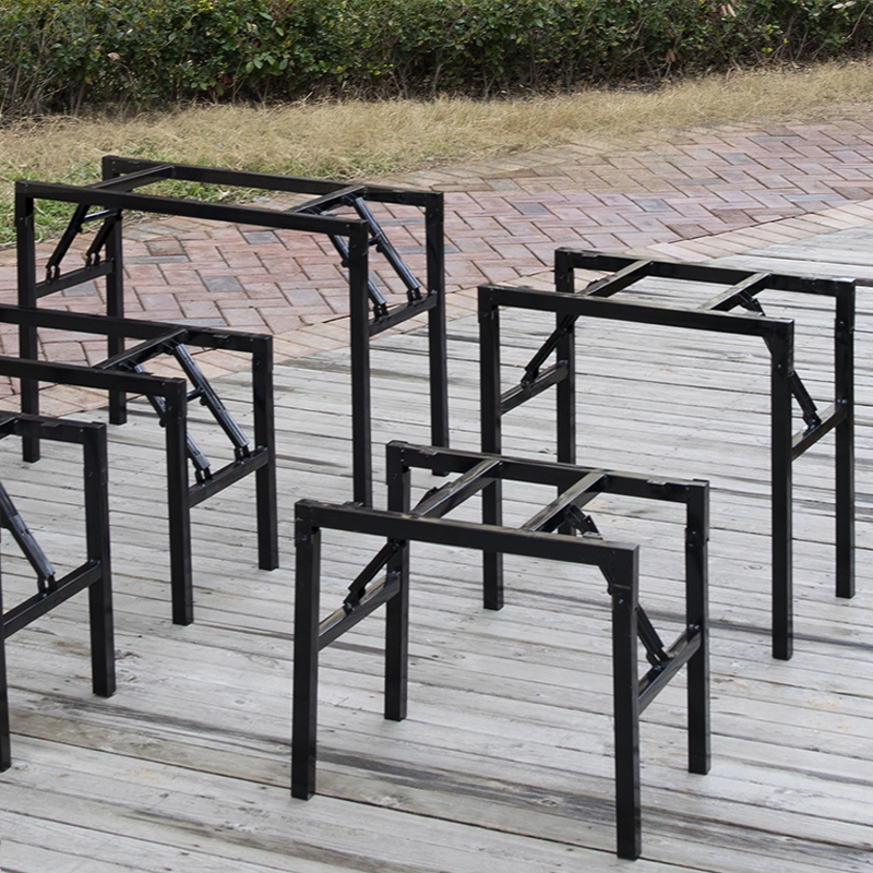 长方形折叠支架 可折叠桌子腿 桌架子桌脚支P撑腿支撑架长桌腿支