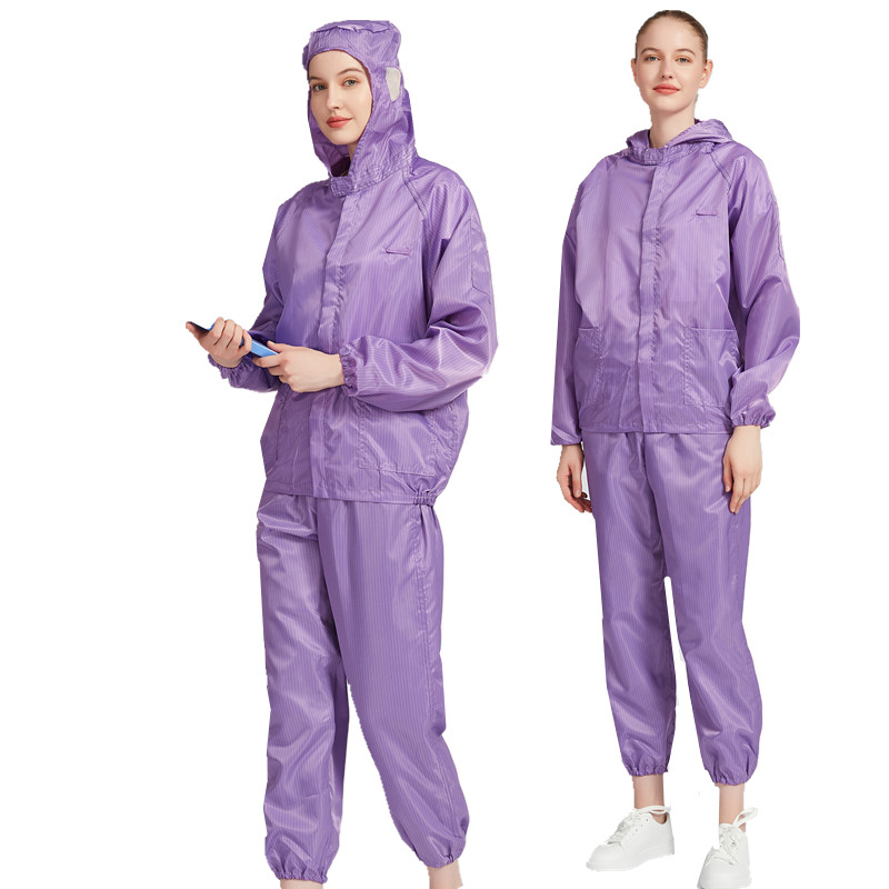 防静电连帽分体服防尘洁净服无尘分体无尘衣喷漆防护Y服工作服套