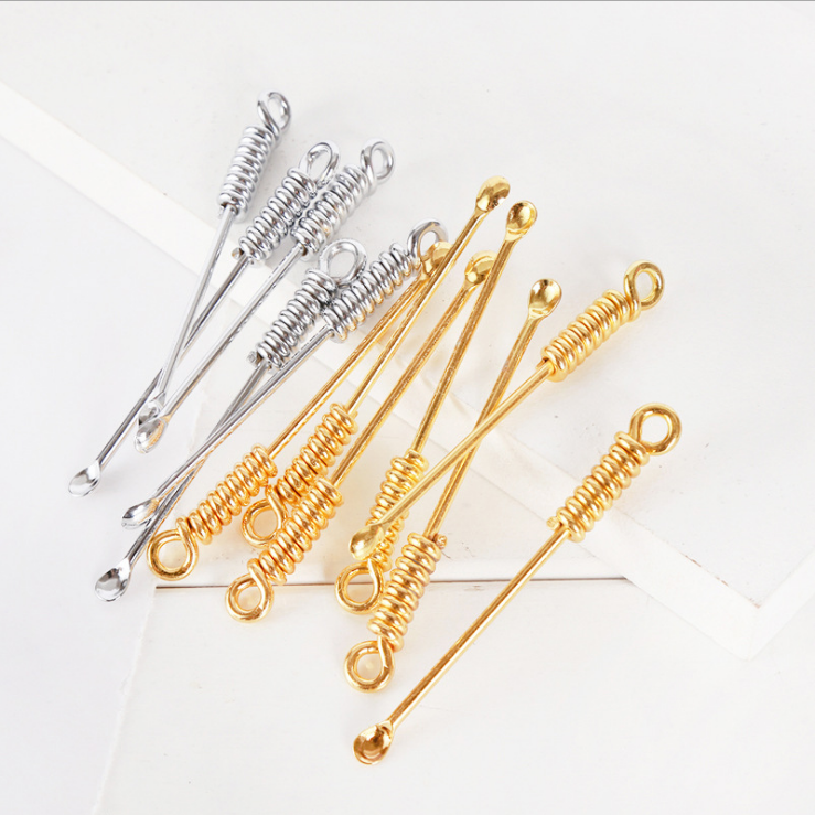 手工挖耳勺黄铜钥匙扣挂件吊坠