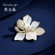 Abenheart丹麦月浣莲漪胸针高档女奢华气质荷莲花胸花国风礼物