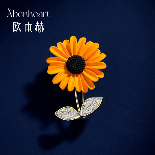 Abenheart气质小众设计别针高档