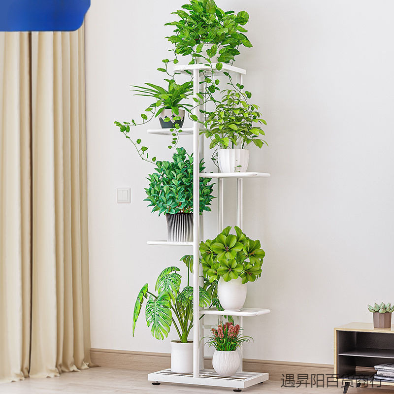 花架子室内家用客厅花盆架落地式置物架可折叠多层省空间绿萝包邮