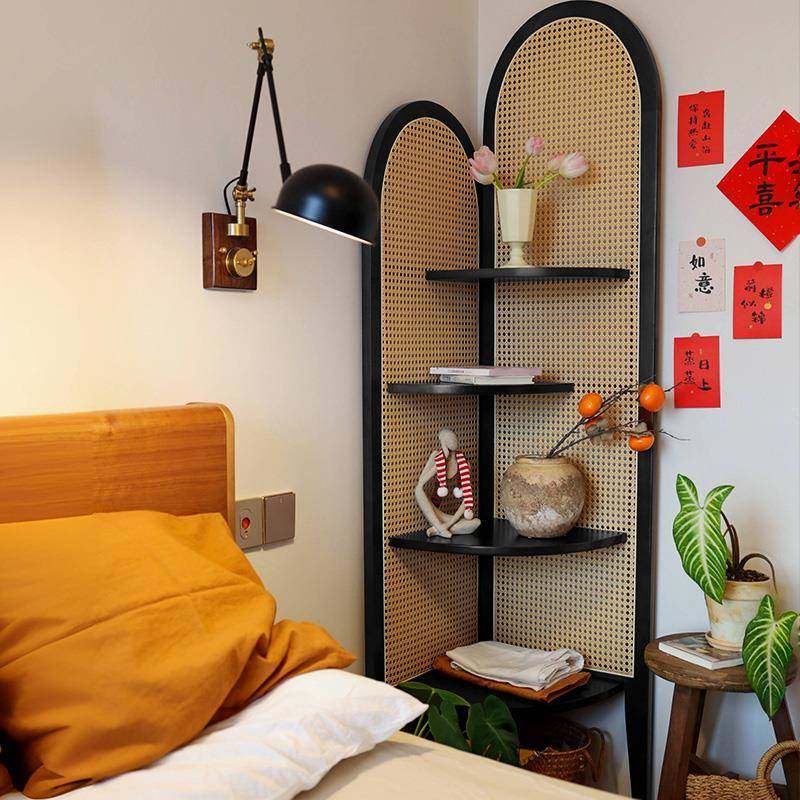 批441中古实边木三墙拐转角屏风落柜地客厅收纳物卧室藤编沙置发,住宅家具,角柜,淘宝优惠券,粉丝福利购,淘宝优惠卷