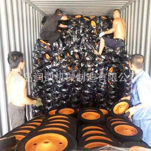 农用家用小推车推沙工斗地车花轮园手推车305搬运泥土单车轮垃圾