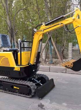 迷你KAD挖掘机小出口欧美E1/2/3吨小钩机家用农用型功C能挖多机