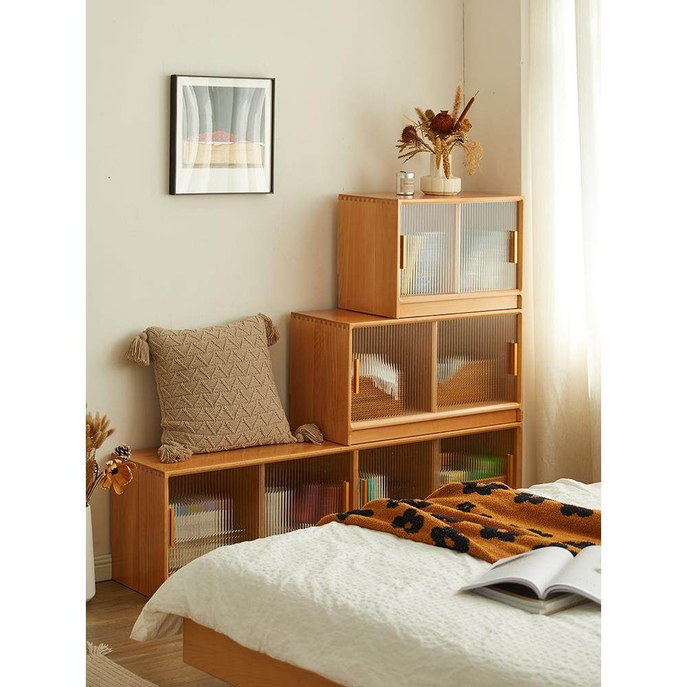 全实木飘窗简柜矮柜地柜视柜卧室阳台柜组合约榻电米榻收纳储43物,住宅家具,飘窗柜,淘宝优惠券,粉丝福利购,淘宝优惠卷