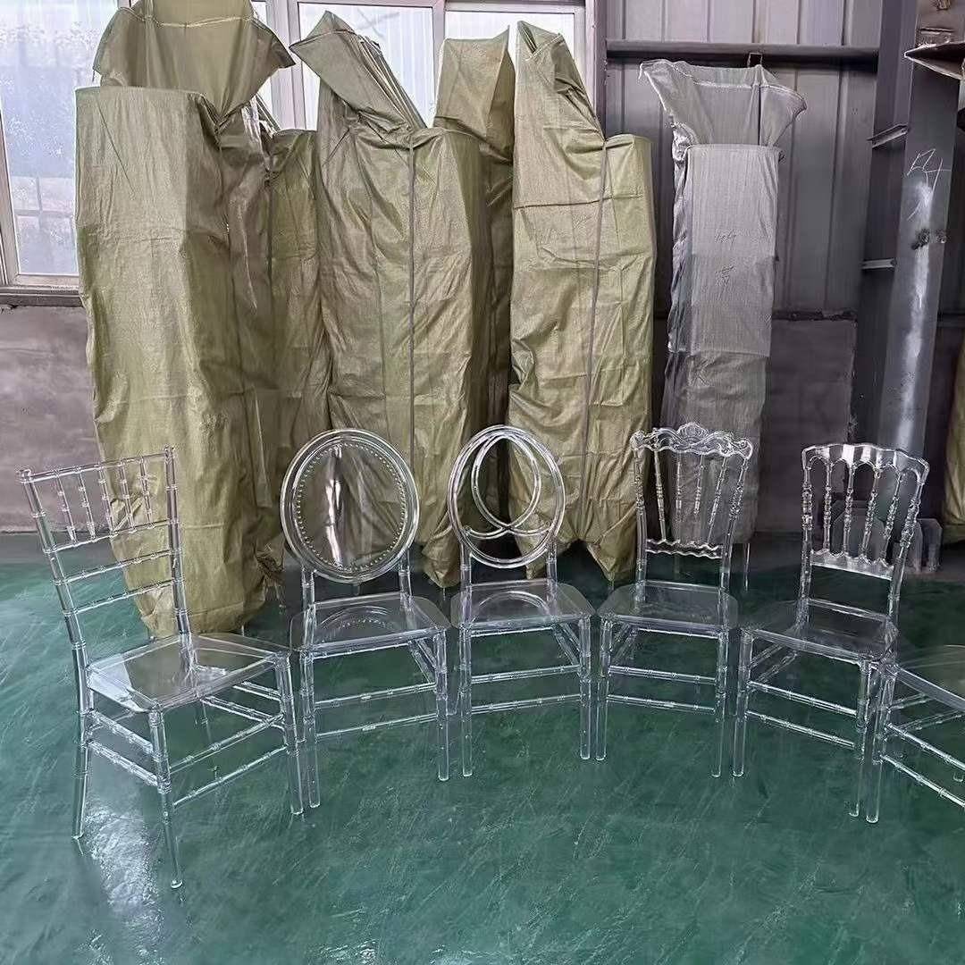 晶水宴会婚2mDw2DAJ透明椅子酒户店婚庆商用竹节椅拿破仑外宴