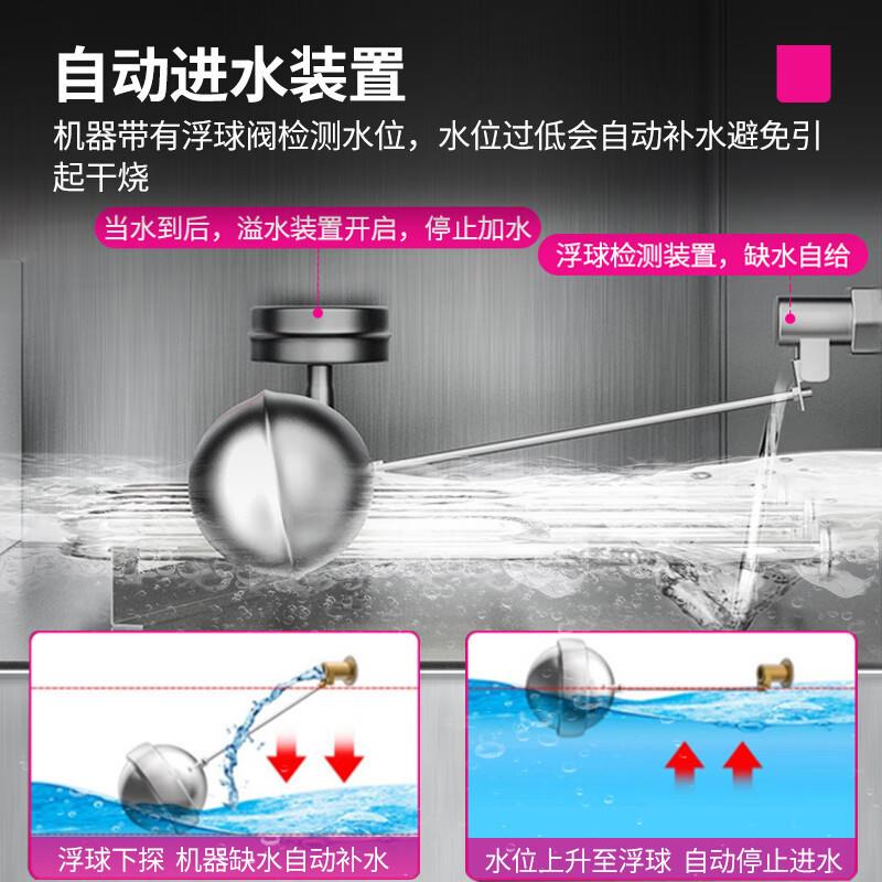 乐创东肠粉机粉商用抽屉无品牌/广式一抽一份加厚蒸包蒸气炉用蒸