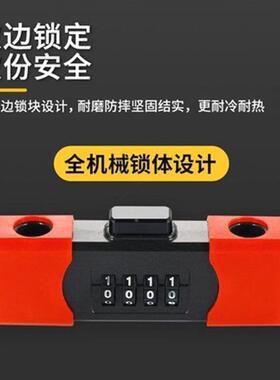 密码璃型门锁u锁商玻铺推拉门剪双开门防盗防防据EYF锁加长多功能