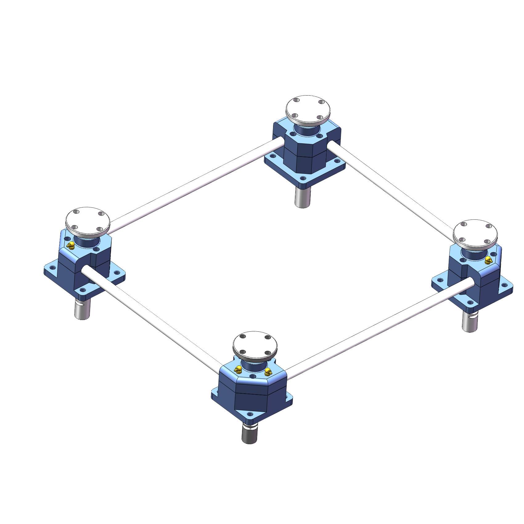 立式齿轮齿条升降机气缸升降平台传动设备不锈钢SP500F同步升降器