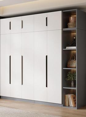 衣柜家用奢卧室意奶油风JBH式小主柜出租房简易收纳衣橱户型轻储