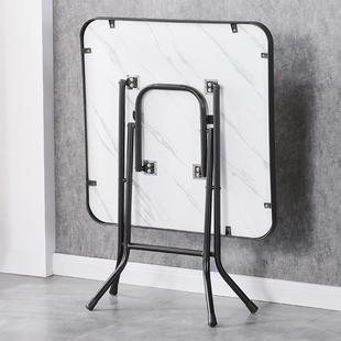 BPJ折叠折叠桌可吃桌子简易餐桌家用小户型圆桌户饭外摆摊方桌