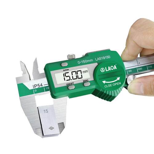 老数显游标卡尺工业型A不锈钢高5精密电1子XFP测量0-10mmLA59150