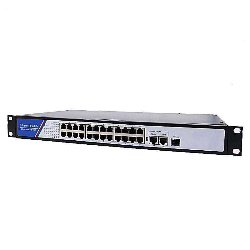 千兆24+电2G+1SFPPE交换机供VYF交换机无线AP监U控1机O架式