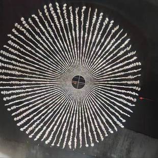 婚新款亚克力飞蝶珠吊帘圆顶庆酒店宴会厅线帘圆形成品珠VQT链环