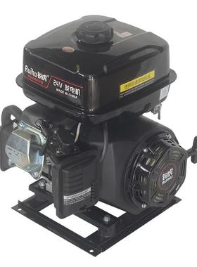 虎锐24V驻车发电机2V车用汽油发电VMW机货车油汽发电机遥控4自启