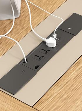 会议桌长桌议简约现代大型办公室会桌条RNP桌椅长组合公司谈洽接