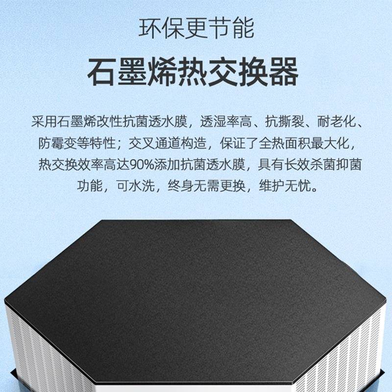 系统商全热换新交风机静音家用用吊双顶向流换IHL气机空气净化成