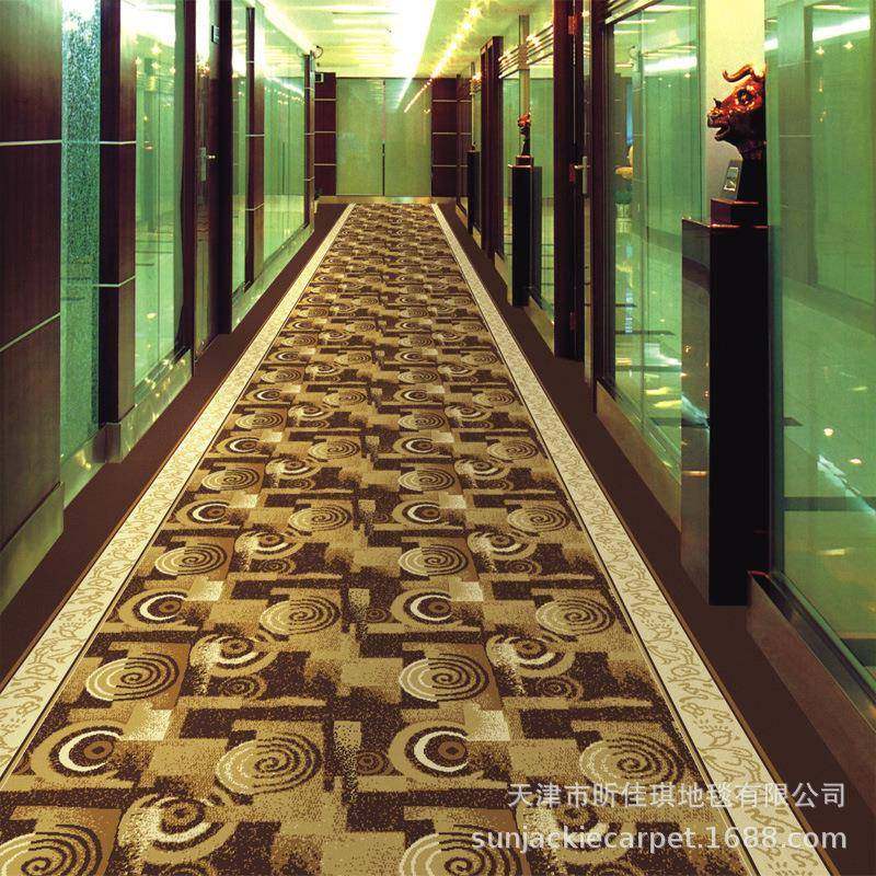 道波米亚ZHX西风走廊地毯酒宾馆店KTV走廊过工程满铺羊毛地毯