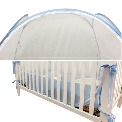 免安装防摔儿工蚊帐加厚钢线床厂婴直销弹出ANF式折叠蒙古包