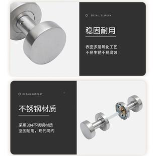 欧式分把体异门拉XRC手304不锈钢圆球拉手木间门橱柜门卧型室房门