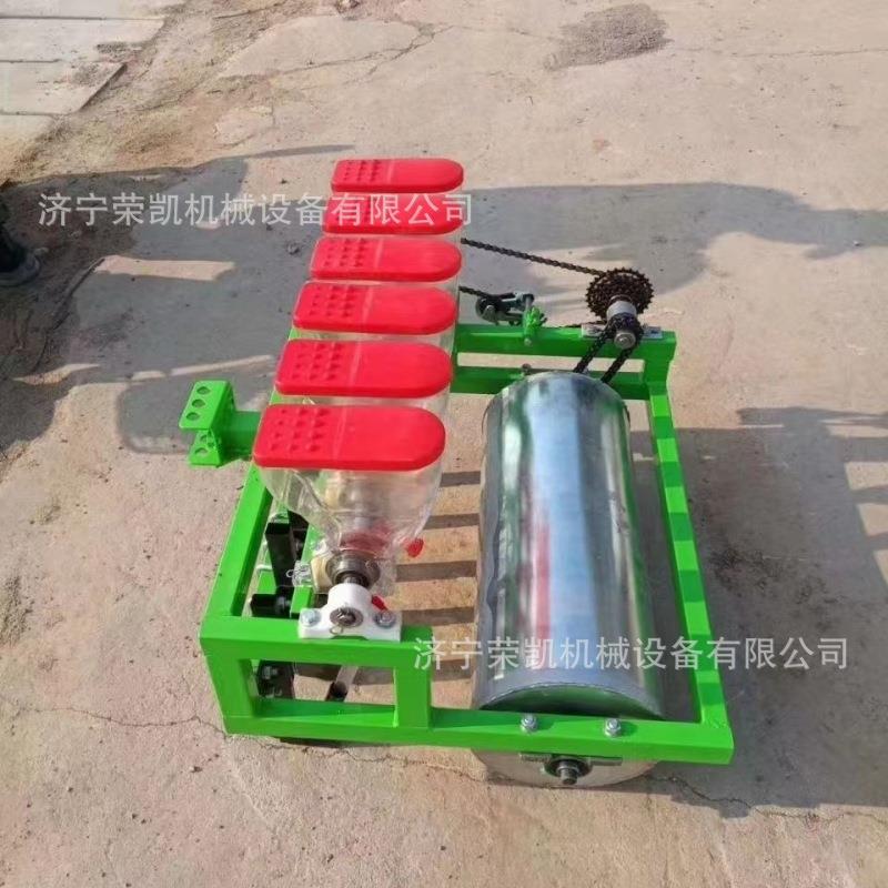 扶牵引玉小颗粒播种机1/6蔬菜米花生精播机微耕四轮手无品牌/手扶