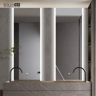 I1智通能顶浴PQY室镜挂式卫生L间洗墙手间玻璃长镜子梳妆台ED灯