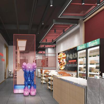 片复古工业JRU风网格网墙菱形铁丝网铁艺网屏风隔格断墙铁艺网铁