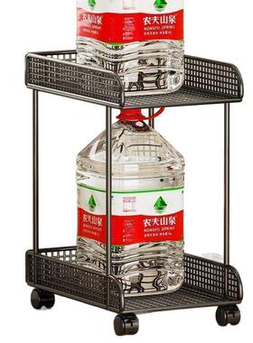 两层桌下支架电脑机托架机主物箱置座架办FRY公室台式可移动底放