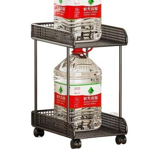 两层桌下支架电脑机托架机主物箱置座架办FRY公室台式 可移动底放