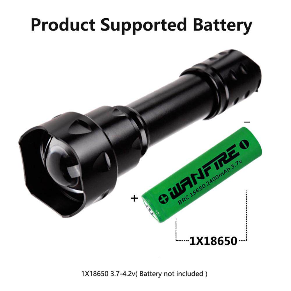 T20红外手电筒可伸GIG焦缩变铝合金探险搜索灯850M/490NM红外手电