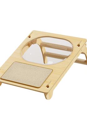 猫架加大太空舱猫物抓板一体抓不掉屑自嗨解闷猫玩具ZVX爬宠用耐