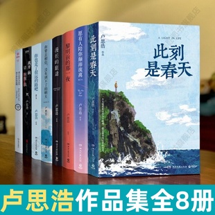 卢思浩作品集全8册】此刻是春天+愿有人陪你颠沛流离+黎明前的那一夜+漫长的旅途+你要去相信没有到不了的明天+你也走了很远的路吧