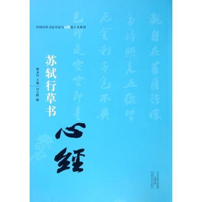 【正版书籍】中国历代书法名家写心经放大本系列苏轼行草书心经白立献河南美术出版社