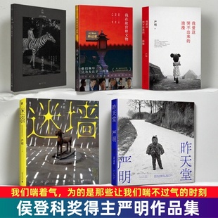 【严明作品集全5册】昨天堂+迷墙+我爱这哭不出来的浪漫+我在故宫修文物+长皱了的小孩 侯登科奖得主摄影师严明 创作画册旅行手记