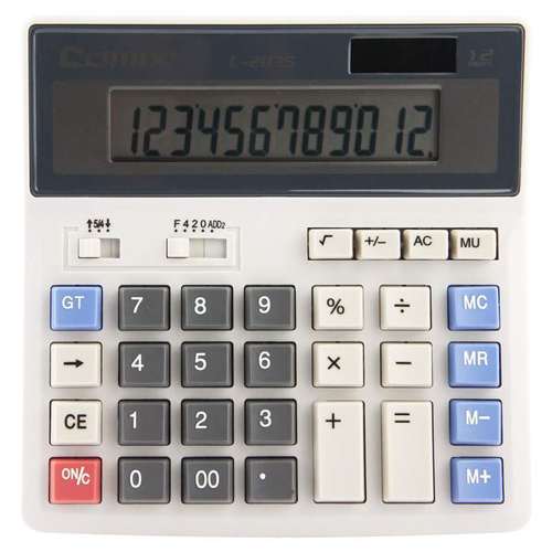 电脑按键计算器太阳能大按键计算机C-2035
