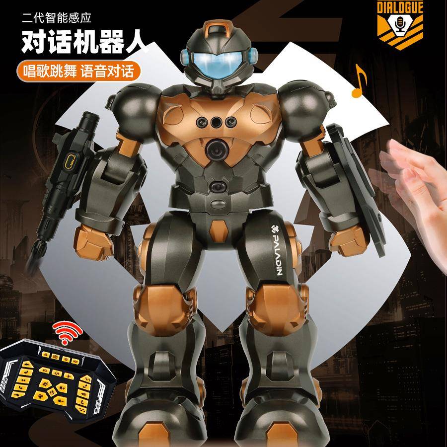 速博BG1548语音控制机器人智能手势感应遥控编程唱跳电动模型玩具